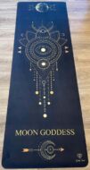 Öko Jóga Matrac – Prémium Minőségű Velúr Bevonattal MOON GODDESS – Fekete