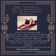 Yin Jóga Képzés – ONLINE- Katával